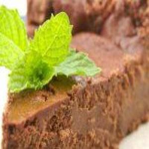 Flourless Mint Chocolate Cake_image