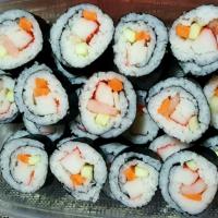 Cream Cheese and Crab Sushi Rolls image