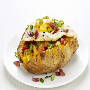 Spinach-Bacon Stuffed Potatoes image
