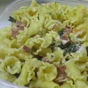 Campanelle Pasta with Turkey Bacon_image