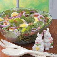 Sweet-Sour Spinach Salad image