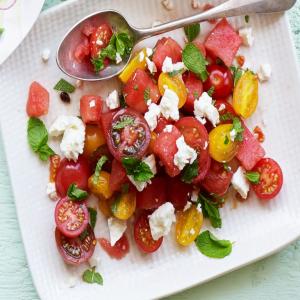 Heirloom tomato & watermelon salad_image