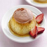 Lactose Free Strawberry Flans_image