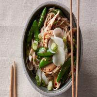 Soba Noodles With Chicken and Snap Peas image