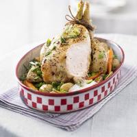 All-in-one spring roast chicken image