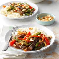Asparagus Beef Cashew Stir-Fry image