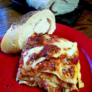 Mashed Potato Lasagna With a Vegetable Sauce_image