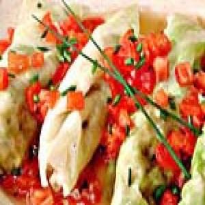 Stuffed Cabbage with Crab and Mint image