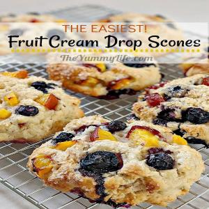 Easy Fruit Cream Drop Scones_image