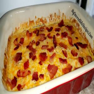 Four Cheese Bacon Stuffed Smothered Chicken Casserole!_image