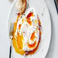 Poached Eggs with Yogurt and Spicy Butter image