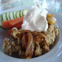 Lentils and Rice With Caramelized Onions_image