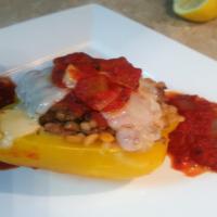Stuffed Peppers With Couscous or Harvest Grain Blend image