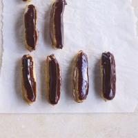 Double chocolate eclairs image