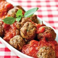 Fried meatballs in tomato sauce_image