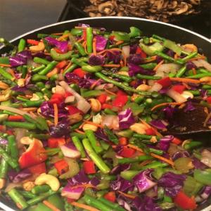 Rainbow Stir-Fry | Colorful Veggies, Stir-Fried in One Skillet image
