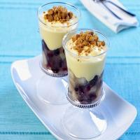 Pear and Blueberry Parfait with Vanilla Pudding image