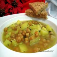 Chickpea and Potato Soup image