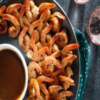 Poached Shrimp With Dipping Sauce_image