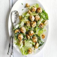 Turkey meatball Caesar salad image