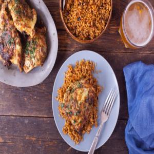 African Style Grilled Peanut Butter Chicken_image