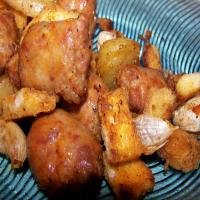 Baked Italian Sausage With Potatoes and Rosemary_image