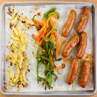 Sausage and Peppers Sheet Pan Dinner image
