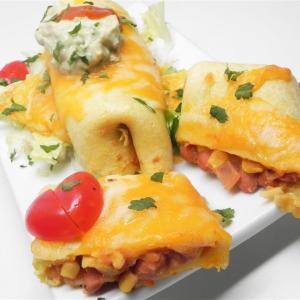 Hot Mexican Bean Crepes image