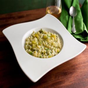 Celery Risotto With Dandelion Greens or Kale image