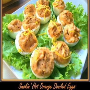 Smokin' Hot Orange Deviled Eggs_image