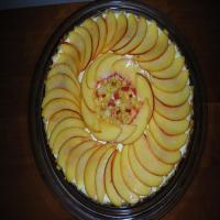 Frozen Peach Torte With Almond Crust image