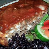 Stuffing Meatloaf with a Sweet Glaze_image