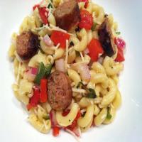 Pasta salad with sausage, peppers & onions Recipe - (4.3/5)_image