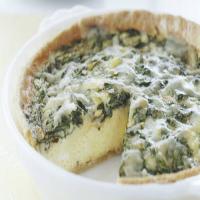 Skinny Spinach and Cheese Quiche image