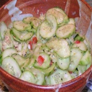 Kelsie's awesome cucumber salad!_image