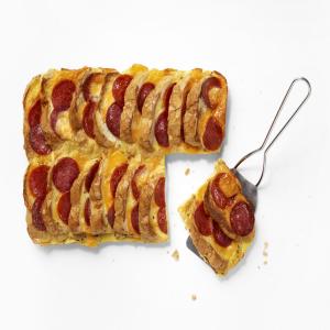 Savory Baked French Toast With Pepperoni image