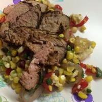 Southwestern Pork Tenderloin with Warm Corn Salad Recipe - (4.3/5) image