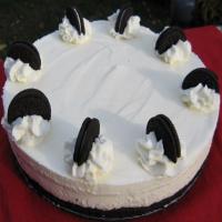 White Chocolate Mousse Torte With Oreo Cookie Crust image