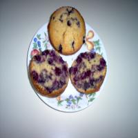 Cornmeal Blueberry Wheat Germ Muffins_image