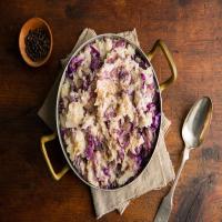 Celery Root, Red Cabbage and Potato Colcannon image