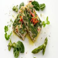 Recipe for Italian Mushroom, Asparagus and Spinach Frittata_image