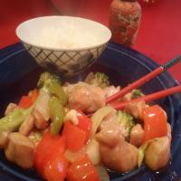 Cashew Chicken and Asparagus Stir Fry image