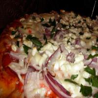 Smoked Salmon, Tomato and Feta Pizza_image