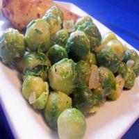 Brussels Sprouts With Mustard Sauce image