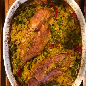 Easy Chicken and Yellow Rice image
