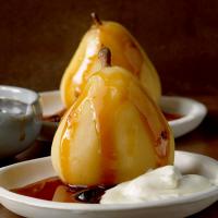 Spiced Tea Poached Pears_image