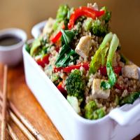 Stir-Fried Quinoa With Vegetables and Tofu image