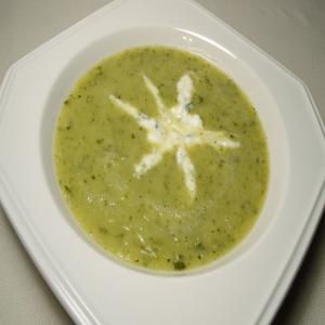 Zucchini Soup With Herbed Cream image