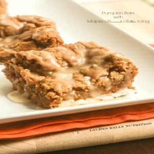 Pumpkin Bars with Maple Browned Butter Icing Recipe - (4.6/5) image