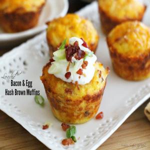 Loaded Bacon And Egg Hash Brown Muffins_image
